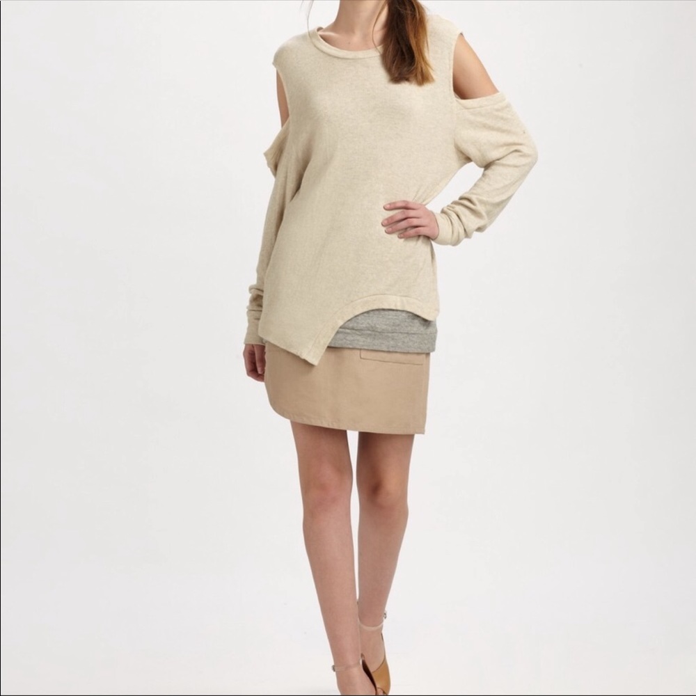 3.1 Phillip Lim Tan Skirt Pockets Size 4